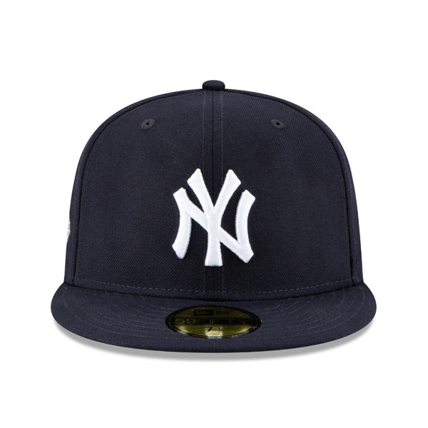 New York Yankees EXCLUSIVE CRYSTAL 2008 All-Star Game Side Patch New Era 59FIFTY Fitted Hat – Navy/Icy Blue Bottom