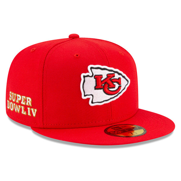 Kansas City Chiefs NFL New Era CHAMPIONS CURSIVE SERIES 59Fifty Fitted Hat - Red