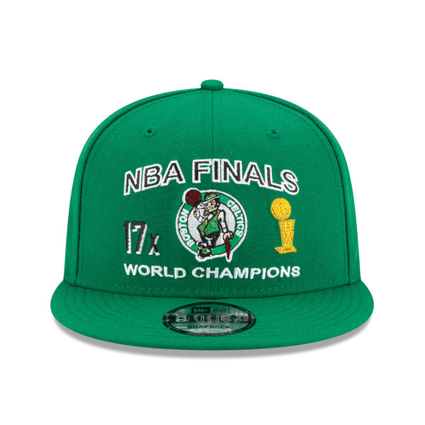 Boston Celtics New Era NBA FINALS ICY 9Fifty Snapback Adjustable Hat - Green