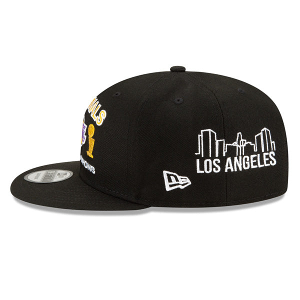 Los Angeles Lakers New Era NBA FINALS ICY 9Fifty Snapback Adjustable Hat - Black