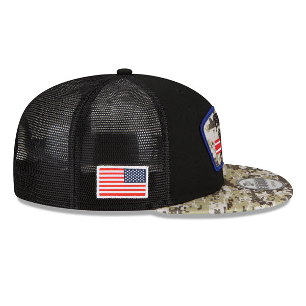 New York Giants NFL 2021 Salute to Service 9FIFTY Snapback Hat - Black/Camo