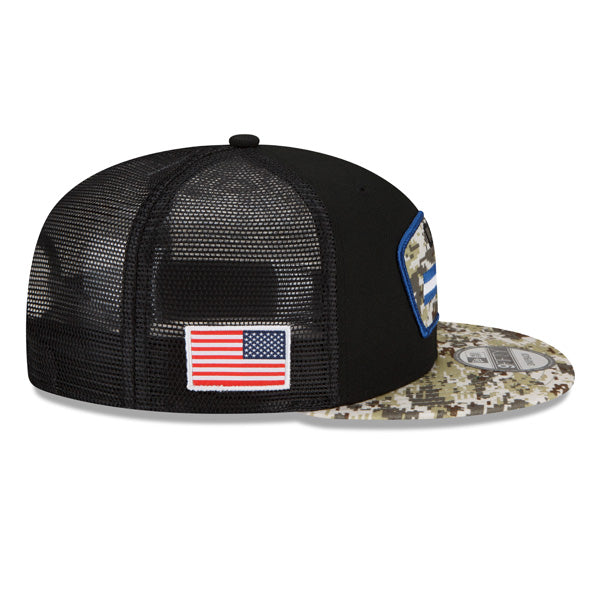 Indianapolis Colts NFL 2021 Salute to Service 9FIFTY Snapback Hat - Black/Camo