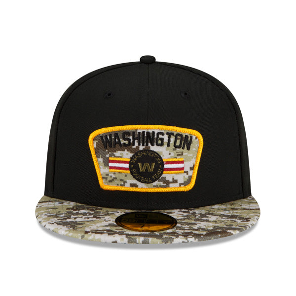 Washington Football Team New Era 2021 Salute To Service 59FIFTY Fitted Hat - Black/Camo