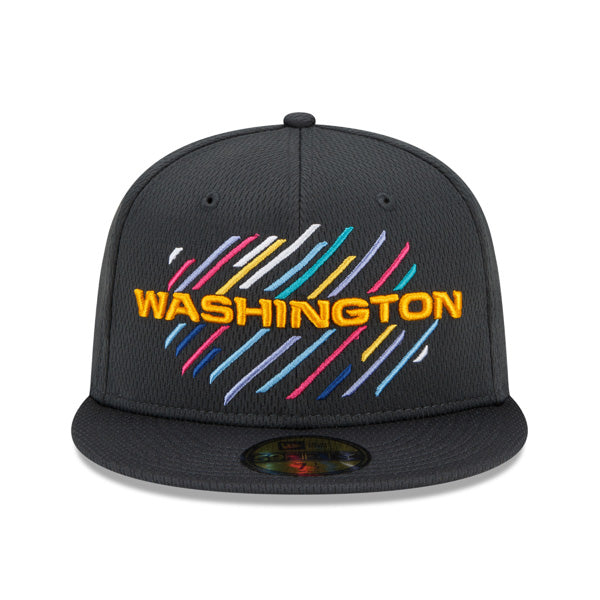 Washington Football Team New Era NFL 2021 CRUCIAL CATCH 59FIFTY Fitted Hat - Charcoal