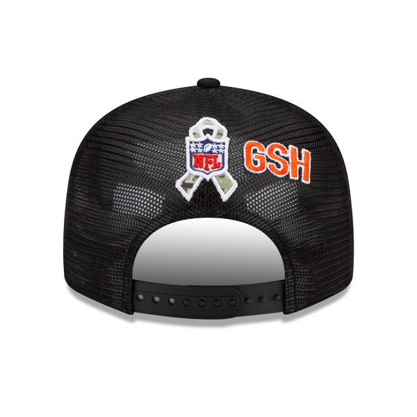 Chicago Bears NFL 2021 Salute to Service 9FIFTY Snapback Hat - Black/Camo
