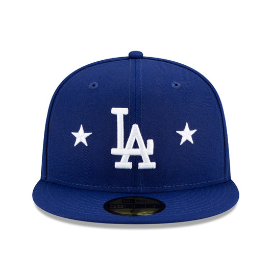 Los Angeles Dodgers New Era Exclusive CITY TRANSIT 59Fifty Fitted MLB Hat - Royal/Gray Bottom