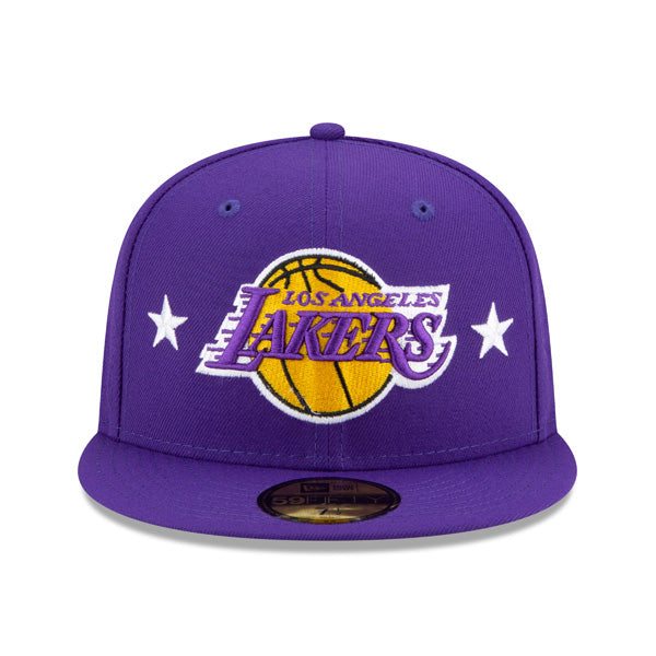 Los Angeles Lakers New Era Exclusive CITY TRANSIT 59Fifty Fitted NBA Hat - Purple