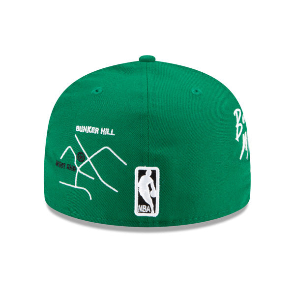 Boston Celtics New Era Exclusive CITY TRANSIT 59Fifty Fitted NBA Hat - Green/Gray Bottom