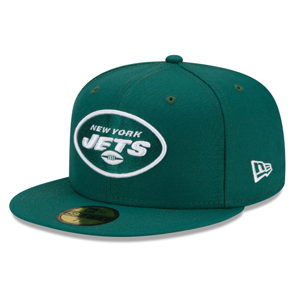 New York Jets SUPER BOWL lll (03) Exclusive New Era 59Fifty Fitted Hat - Green/Gray Bottom
