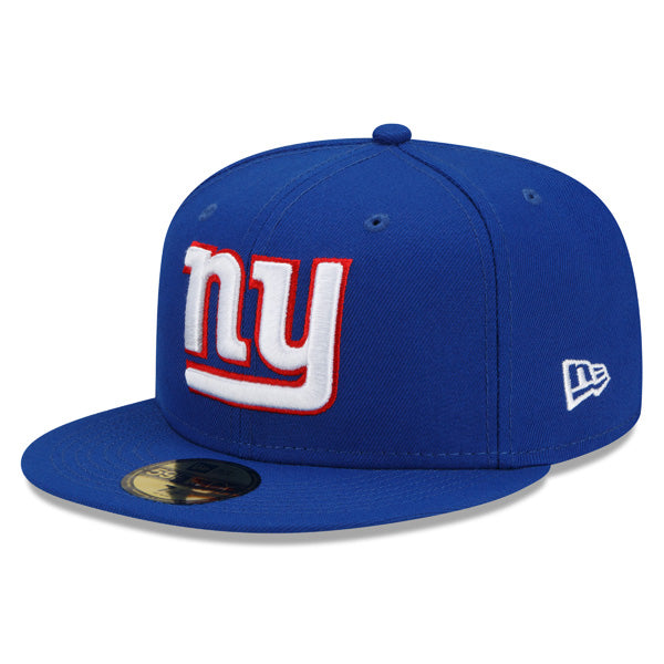 New York Giants SUPER BOWL XLll (42) Exclusive New Era 59Fifty Fitted Hat - Royal/Gray Bottom