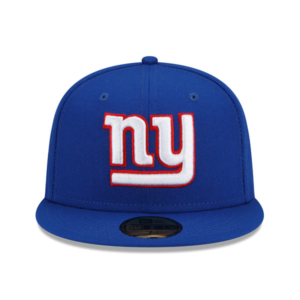 New York Giants SUPER BOWL XLll (42) Exclusive New Era 59Fifty Fitted Hat - Royal/Gray Bottom