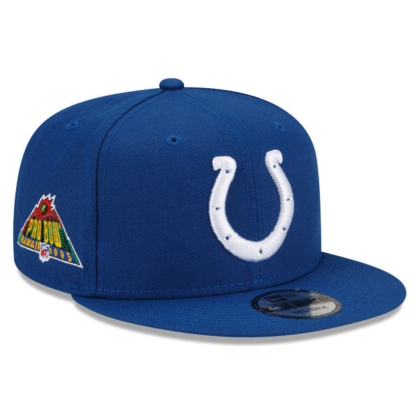 Indianapolis Colts Exclusive New Era 1995 Pro Bowl PATCH-UP Snapback Hat - Royal