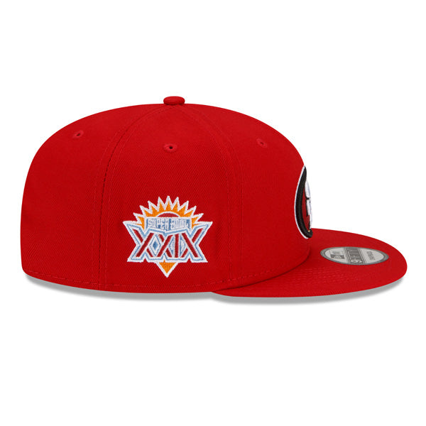 San Francisco 49ers Exclusive New Era Super Bowl XXlX (29) PATCH-UP Snapback Hat - Red