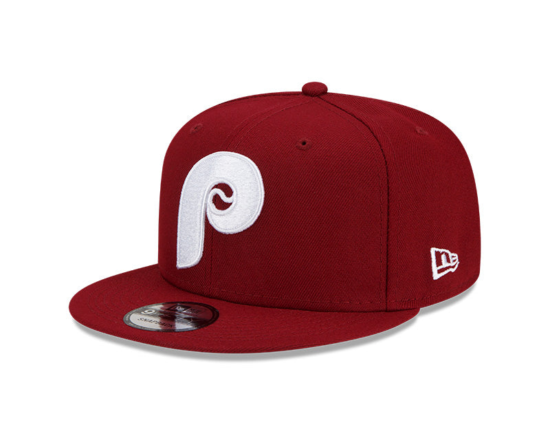 Philadelphia Phillies Exclusive New Era 1980 World Series PATCH-UP Snapback Hat - Maroon