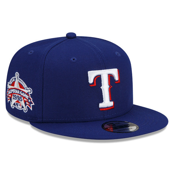 Texas Rangers Exclusive New Era 1995 All-Star Game PATCH-UP Snapback Hat - Royal