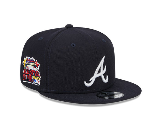 Atlanta Braves Sox Exclusive New Era 2000 All-Star Game PATCH-UP Snapback Hat - Navy