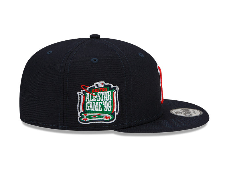 Boston Red Sox Exclusive New Era  1999 All-Star Game PATCH-UP Snapback Hat - Navy