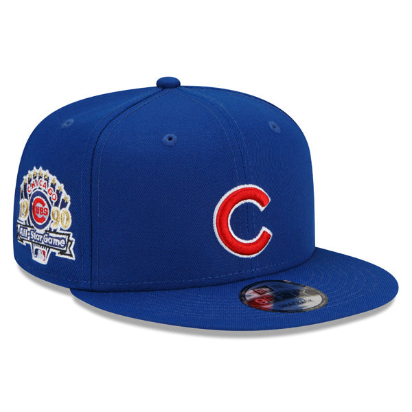 Chicago Cubs Exclusive New Era 1990 All-Star Game Patch-Up Snapback Hat - Royal
