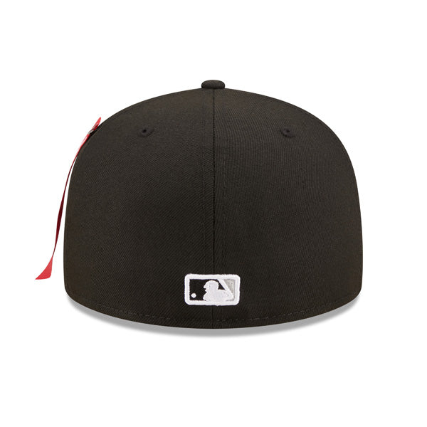 Chicago White Sox ALPHA INDUSTRIES X Exclusive New Era 59Fifty Fitted Hat - Black/UV