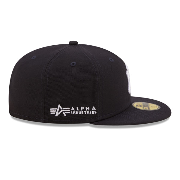 New York Yankees ALPHA INDUSTRIES X Exclusive New Era 59Fifty Fitted Hat -Navy/Army UV