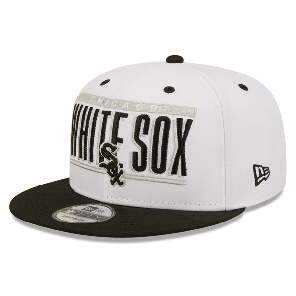 Chicago White Sox New Era RETRO TITLE 9Fifty Snapback MLB Hat – White/Black