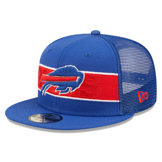 Buffalo Bills New Era NFL TONAL BAND TRUCKER 9FIFTY Snapback Hat - Royal/Red