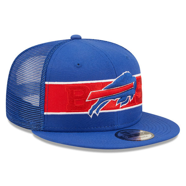 Buffalo Bills New Era NFL TONAL BAND TRUCKER 9FIFTY Snapback Hat - Royal/Red