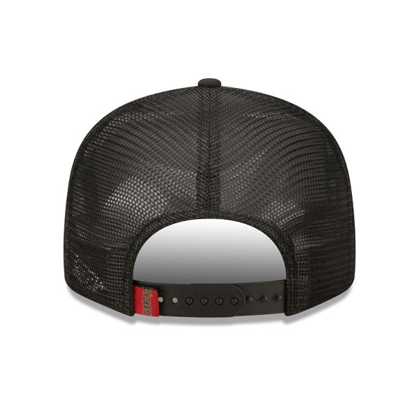 Arizona Diamondbacks New Era MLB TONAL BAND TRUCKER 9FIFTY Snapback Hat - Black/Red