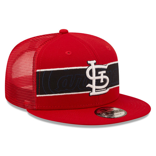 St.Louis Cardinals New Era MLB TONAL BAND TRUCKER 9FIFTY Snapback Hat - Red/Navy