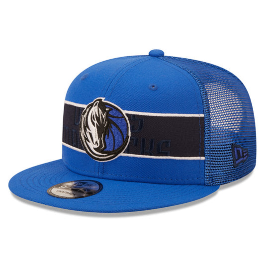 Dallas Mavericks New Era NBA TONAL BAND TRUCKER 9FIFTY Snapback Hat - Royal/Black