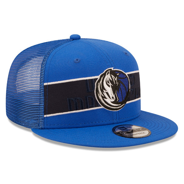 Dallas Mavericks New Era NBA TONAL BAND TRUCKER 9FIFTY Snapback Hat - Royal/Black