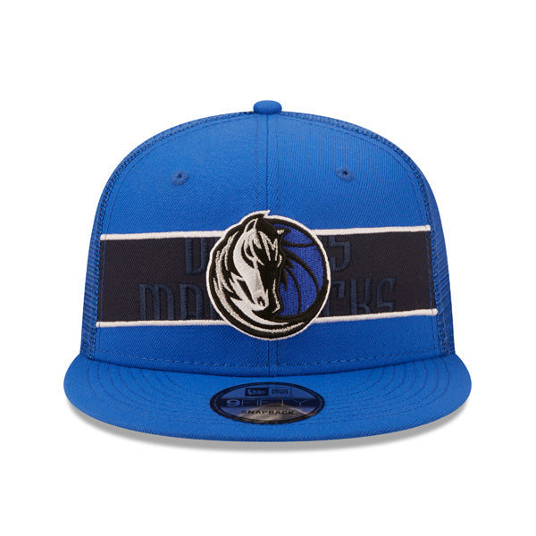 Dallas Mavericks New Era NBA TONAL BAND TRUCKER 9FIFTY Snapback Hat - Royal/Black
