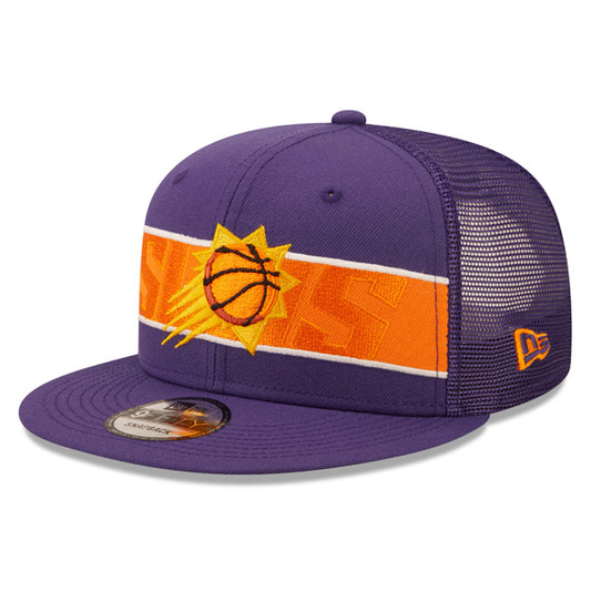 Phoenix Suns New Era NBA TONAL BAND TRUCKER 9FIFTY Snapback Hat - Purple/Orange