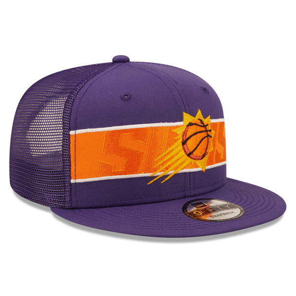 Phoenix Suns New Era NBA TONAL BAND TRUCKER 9FIFTY Snapback Hat - Purple/Orange