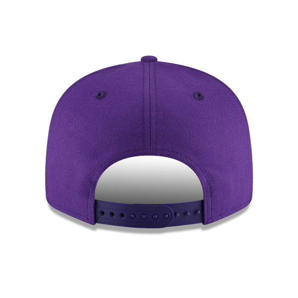 Los Angeles Lakers New Era 2022 Back Half 9FIFTY Snapback Adjustable Hat - Purple