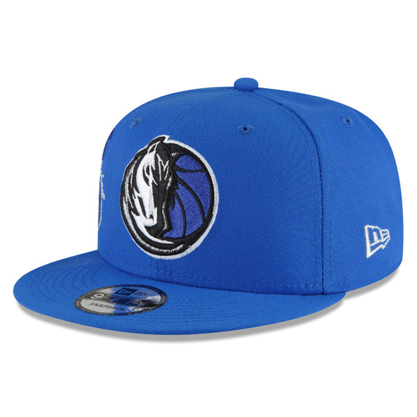 Dallas Mavericks New Era 2022 Back Half 9FIFTY Snapback Adjustable Hat - Blue