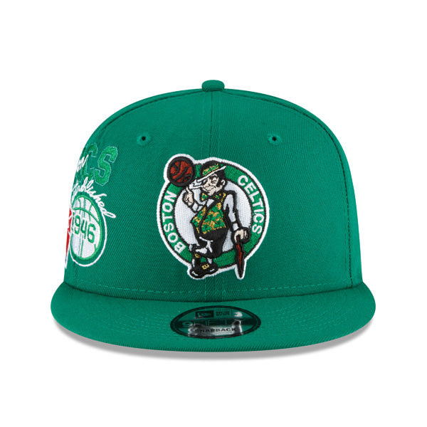 Boston Celtics New Era 2022 Back Half 9FIFTY Snapback Adjustable Hat - Green