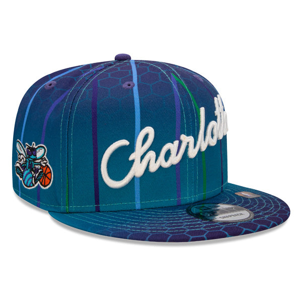 Charlotte Hornets New Era NBA 2022 CITY EDITION Official 9Fifty Snapback Hat - Teal