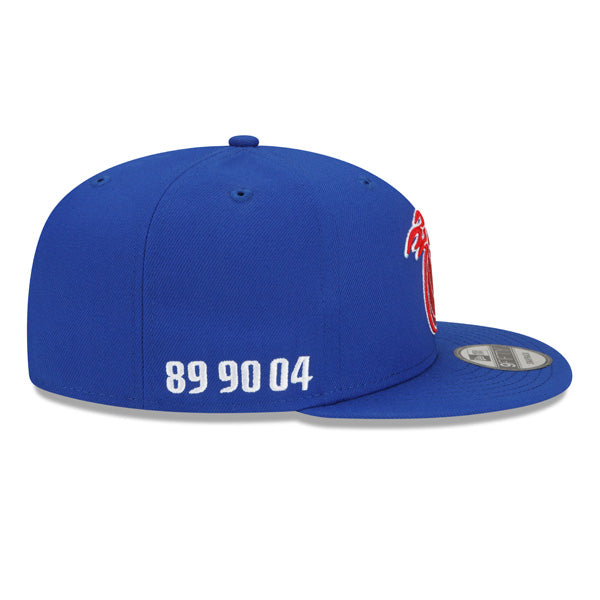 Detroit Pistons New Era NBA 2022 CITY EDITION Alternate 9Fifty Snapback Hat - Royal