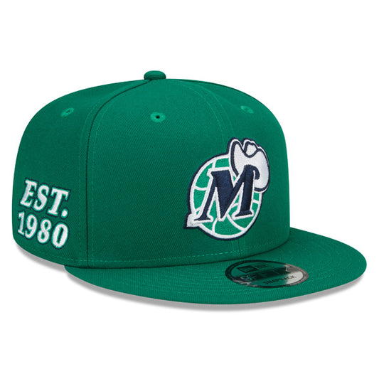Dallas Mavericks New Era NBA 2022 CITY EDITION Alternate 9Fifty Snapback Hat - Green