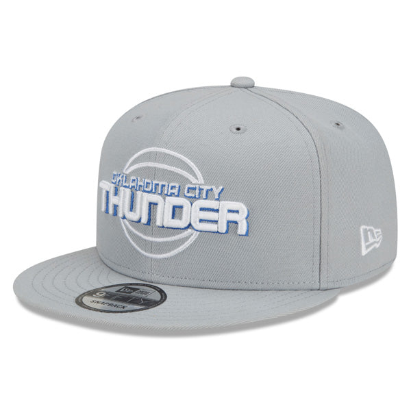 Oklahoma City Thunder New Era NBA 2022 CITY EDITION Alternate 9Fifty Snapback Hat - Gray