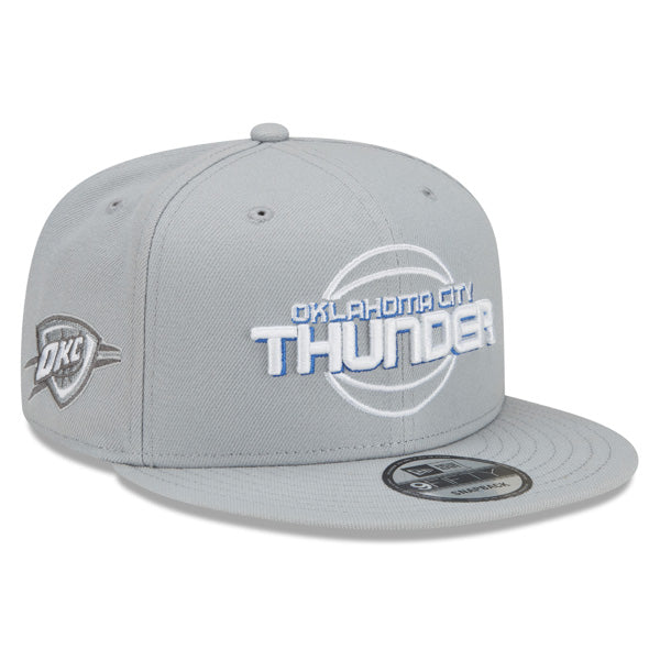 Oklahoma City Thunder New Era NBA 2022 CITY EDITION Alternate 9Fifty Snapback Hat - Gray