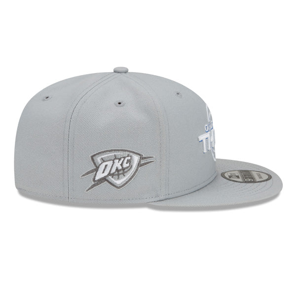 Oklahoma City Thunder New Era NBA 2022 CITY EDITION Alternate 9Fifty Snapback Hat - Gray