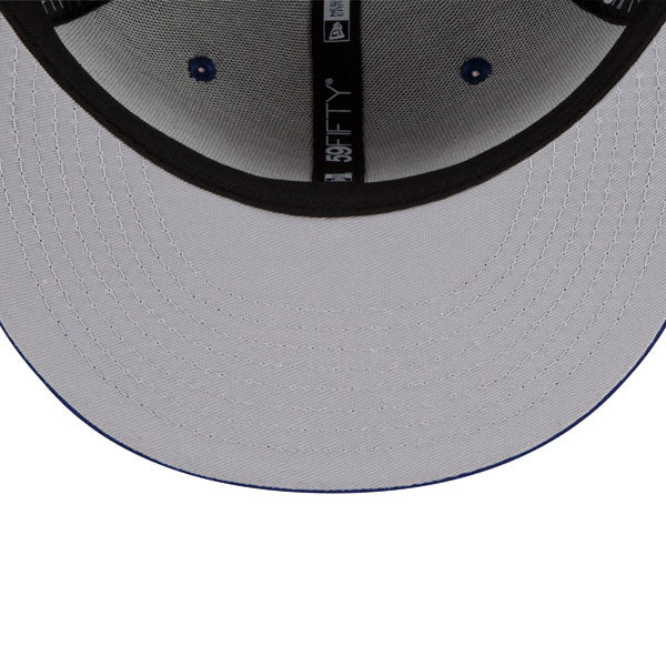 New York Yankees New Era MLB Exclusive COUNT THE RINGS 59Fifty Fitted Hat - Navy/Gray Bottom