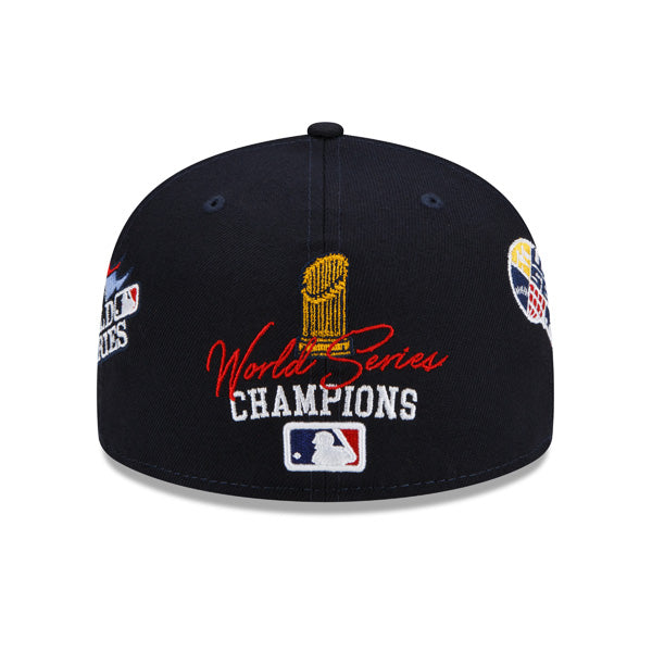 Boston Red Sox New Era MLB Exclusive COUNT THE RINGS 59Fifty Fitted Hat - Nav/Gray