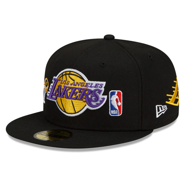 Los Angeles Lakers New Era NBA Exclusive COUNT THE RINGS 59Fifty Fitte ...