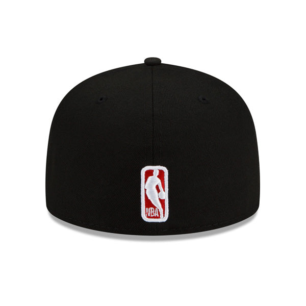 Chicago Bulls New Era NBA Exclusive CLUSTER 59Fifty Fitted Hat - Black/Gray Bottom