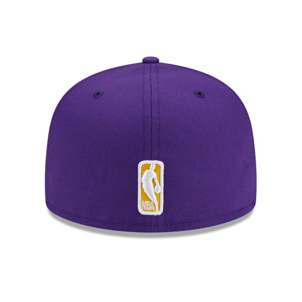 Los Angeles Lakers New Era NBA Exclusive CLUSTER 59Fifty Fitted Hat - Purple/Gray Bottom