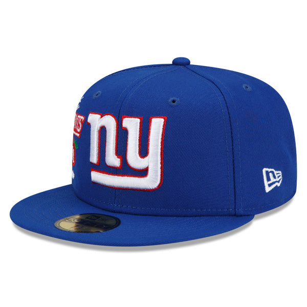 New York Giants New Era NFL Exclusive CLUSTER 59Fifty Fitted Hat - Royal/Gray Bottom