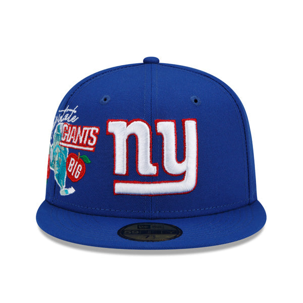 New York Giants New Era NFL Exclusive CLUSTER 59Fifty Fitted Hat - Royal/Gray Bottom